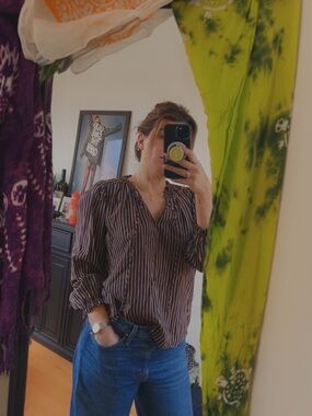 Velvet 100% cotton long sleeve top